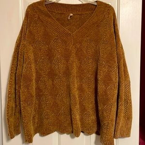 Wishlist mustard knit sweater. Incredibly soft! S/M